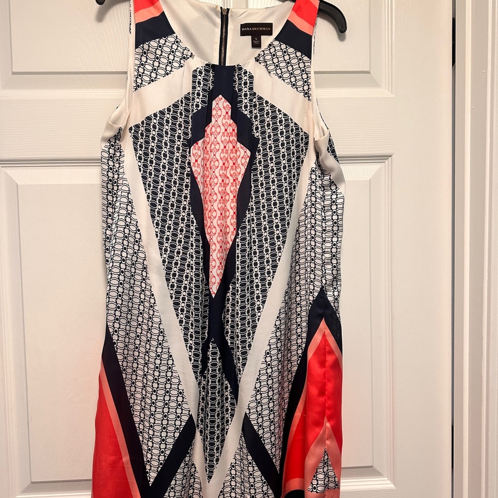 Dana Buchman Blue and orange Halter Sundress size Large